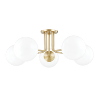 Stella 5-Light Semi Flush Mount