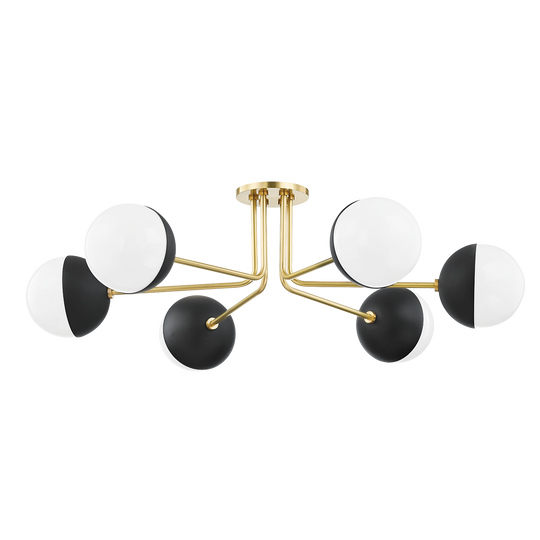 Renee 6 Light Semi Flush Mount