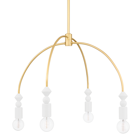 Flora 4 Light Chandelier