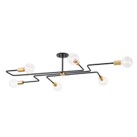 Jena 6 Light Semi Flush Mount