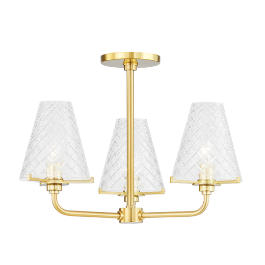 Irene 3-Light Semi Flush Mount