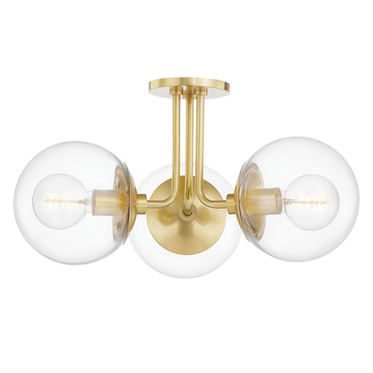 Meadow 3-Light Semi Flush Mount