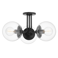 Meadow 3-Light Semi Flush Mount