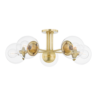 Meadow 5-Light Semi Flush Mount