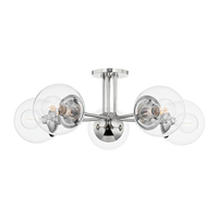 Meadow 5-Light Semi Flush Mount