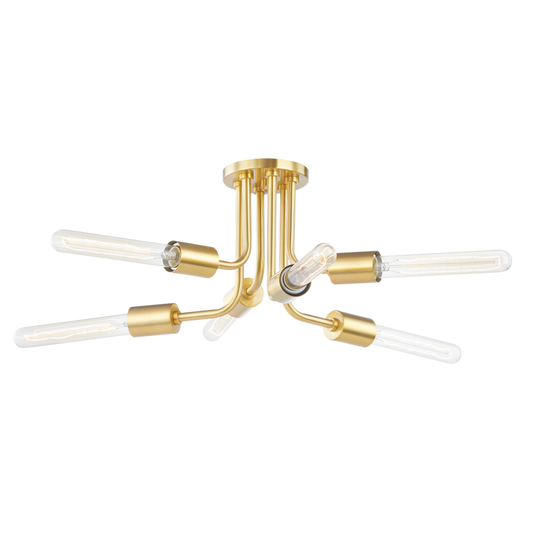 Donny 6-Light Semi Flush Mount