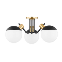 Miranda 3-Light Semi Flush Mount