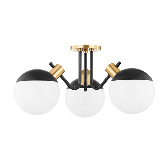 Miranda 3-Light Semi Flush Mount