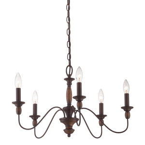 Holbrook Chandelier Tuscan Brown