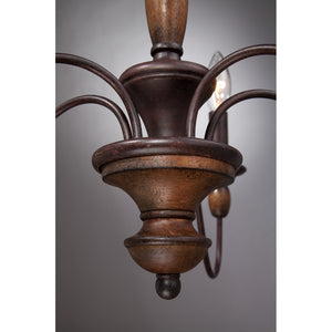 Holbrook Chandelier Tuscan Brown