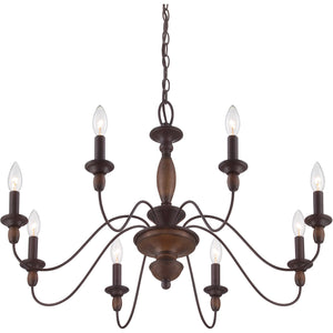 Holbrook Chandelier Tuscan Brown