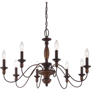 Holbrook Chandelier Tuscan Brown