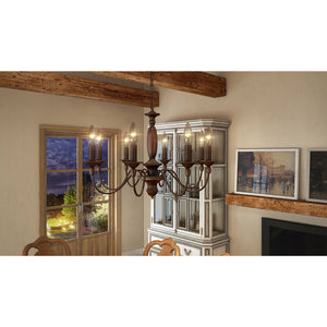 Holbrook Chandelier Tuscan Brown