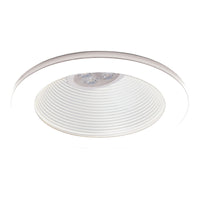 4" Adjustable Step Baffle Trim with LED Bulb