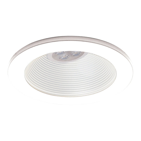 4" Adjustable Step Baffle Trim with LED Bulb