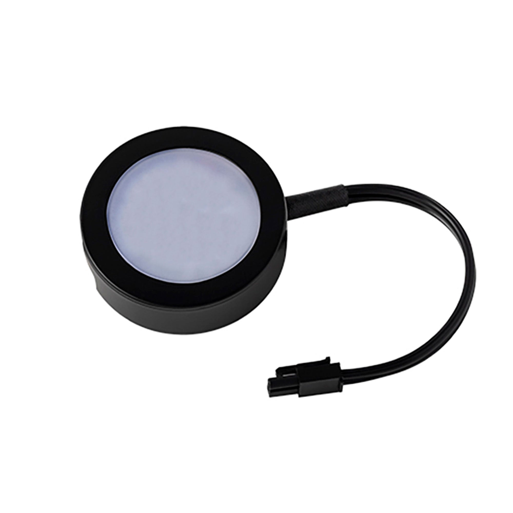 Single LED Puck Light with Single 6" Lead Wire 3-CCT