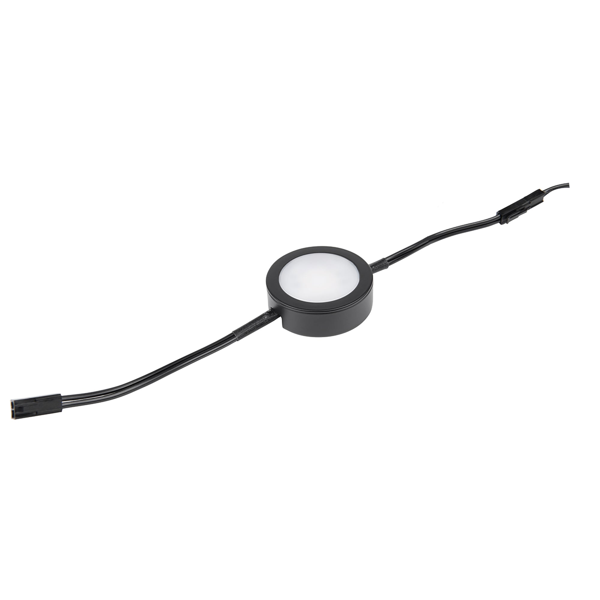 Single LED Puck Light with Double 6" Lead Wire 3-CCT