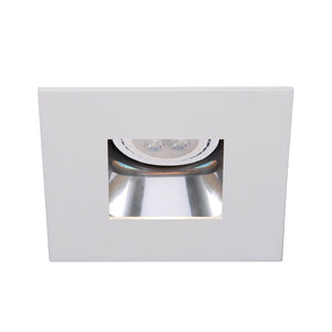 4" Square Adjustable Open Reflector Trim with LED Bulb