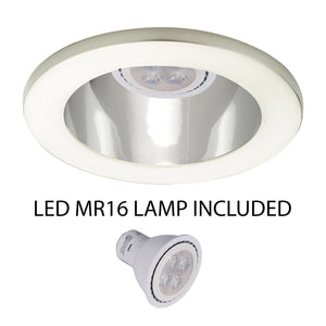 4" Round Adjustable Open Reflector Trim with LED Bulb