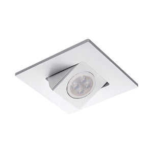 4" Square Adjustable Trim with LED Bulb