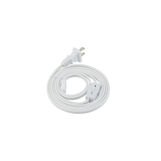 6ft Power Cord with Roll Switch for Line Voltage Puck Light