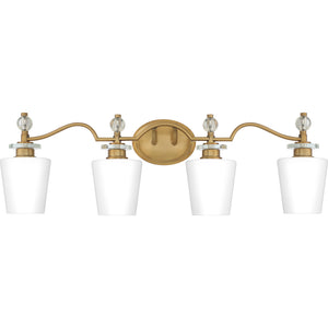 Hollister Vanity Light Weathered Brass