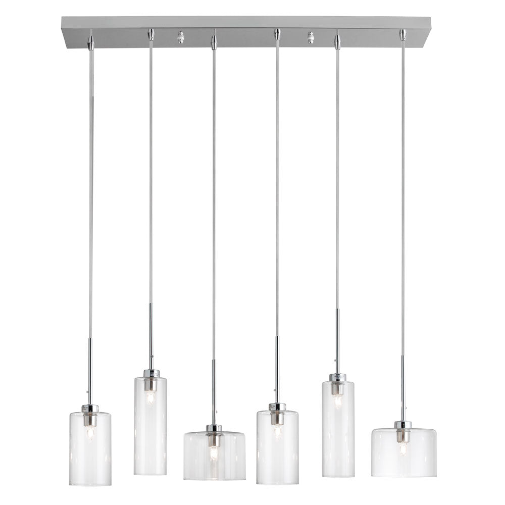 Industrial Chic Pendant Polished Chrome
