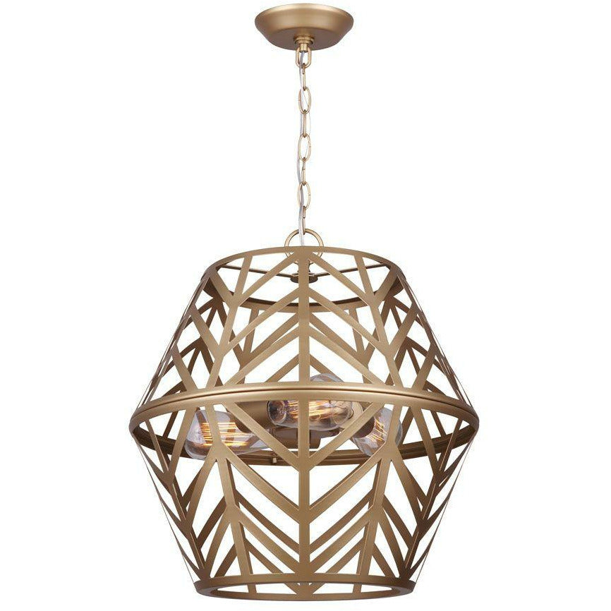Maud Chandelier Painted Gold