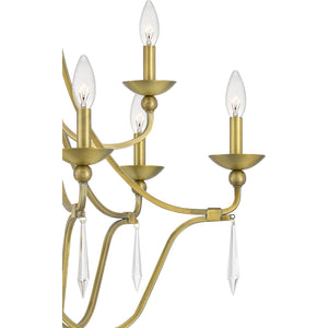 Joules Chandelier Aged Brass