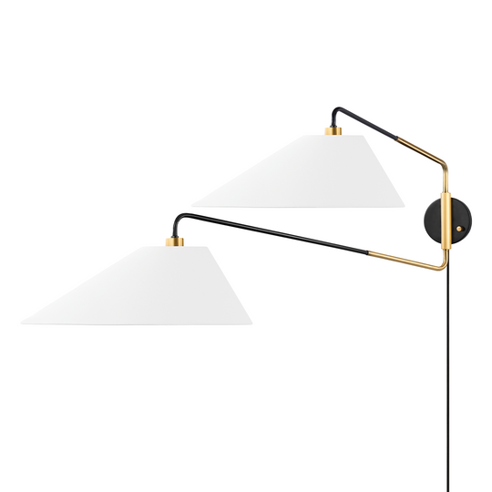 Duo 2-Light Portable Sconce