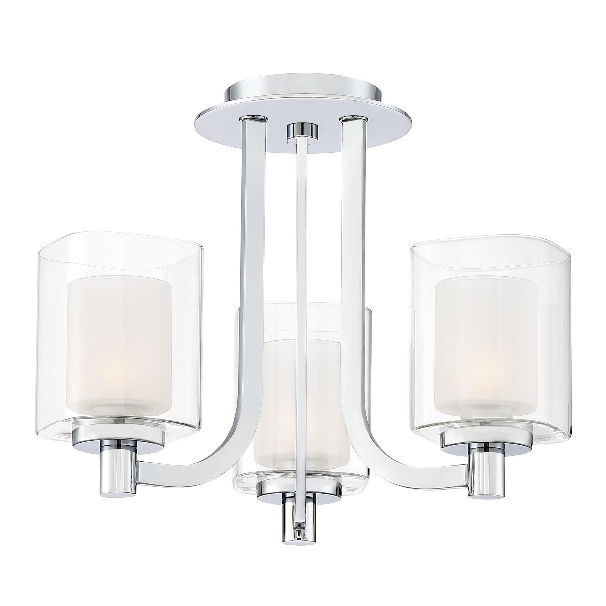 Kolt Semi Flush Mount Polished Chrome