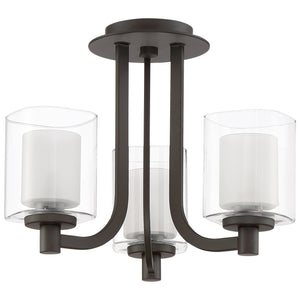 Kolt Semi Flush Mount Western Bronze