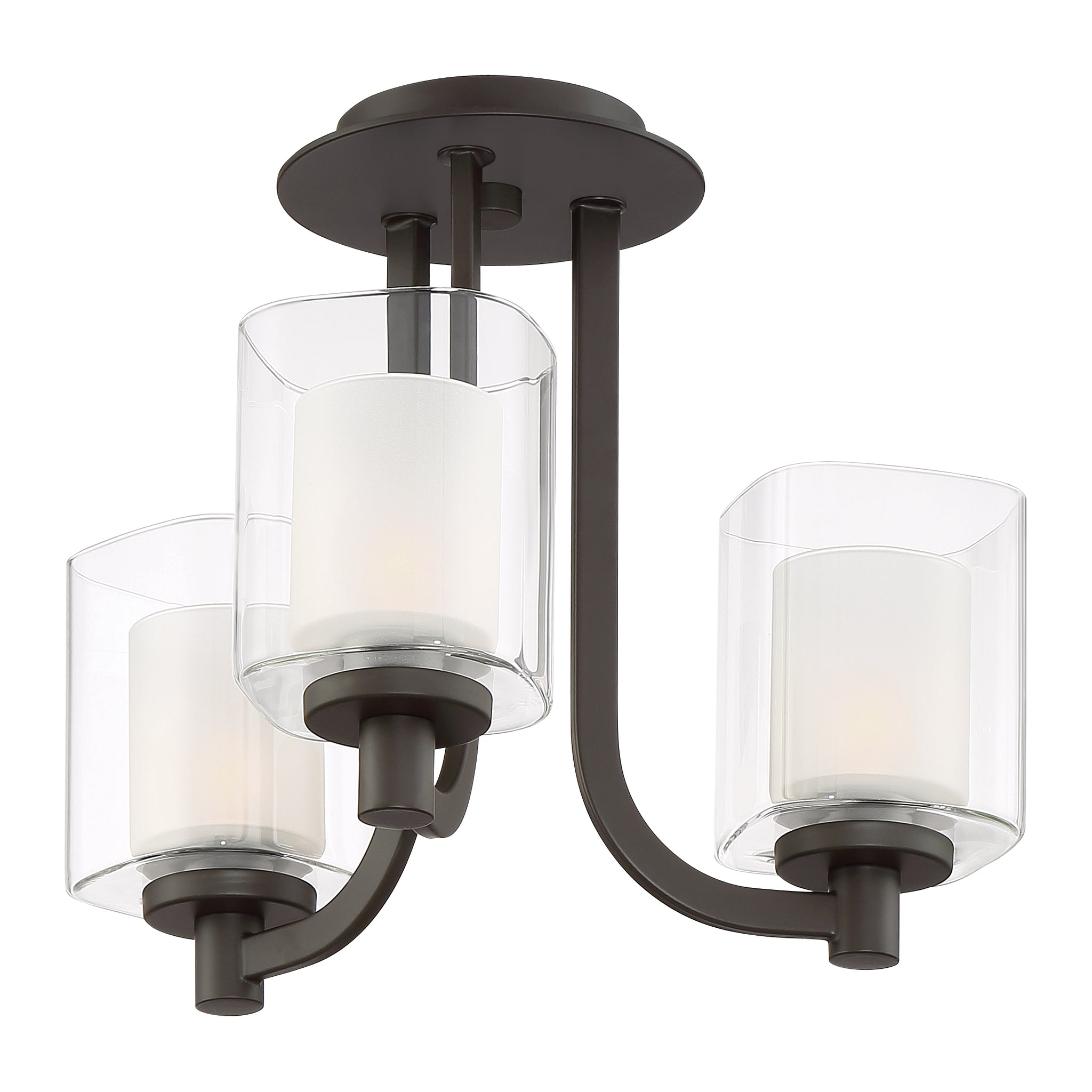 Kolt Semi Flush Mount Western Bronze