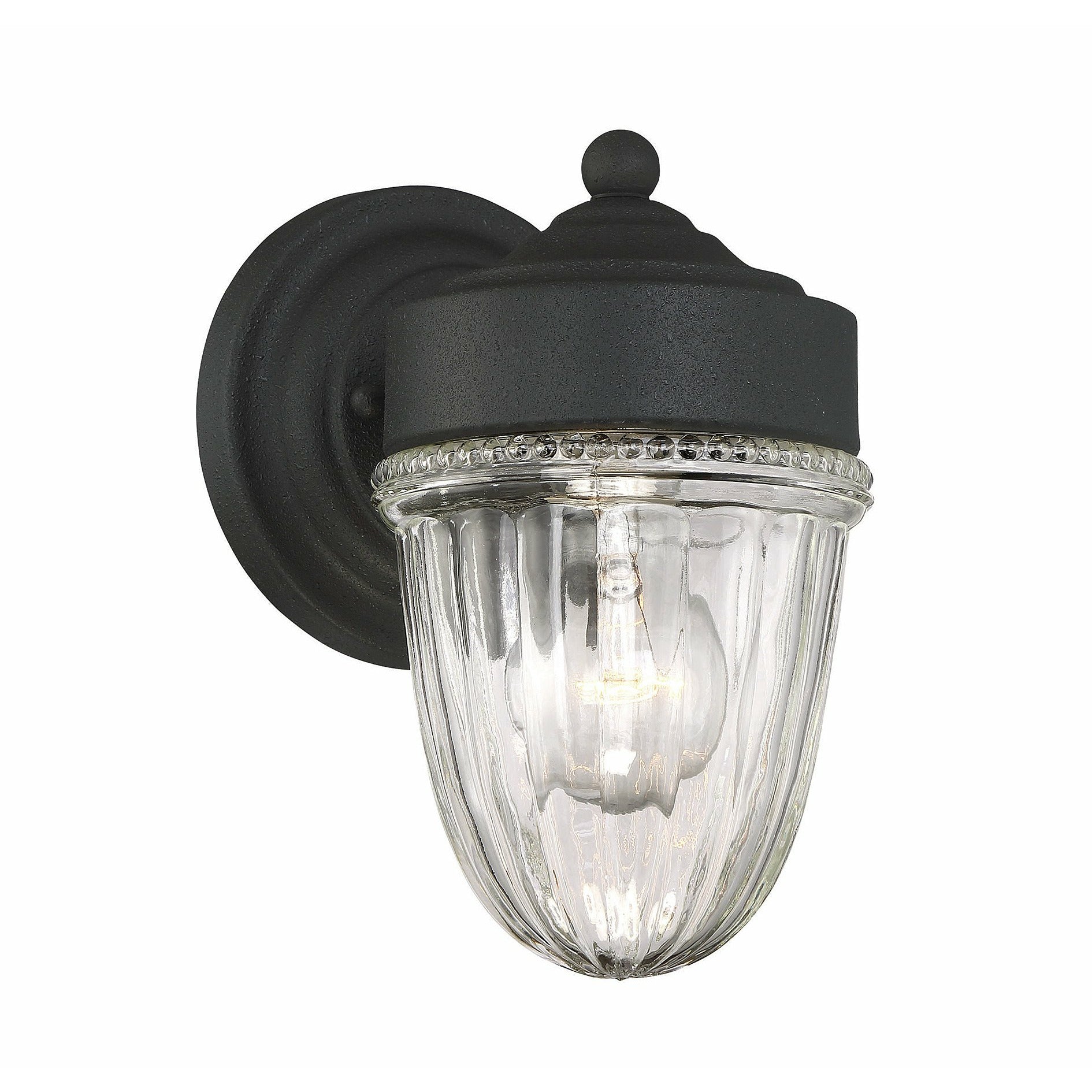 Exterior Collections Outdoor Wall Light Textured Black