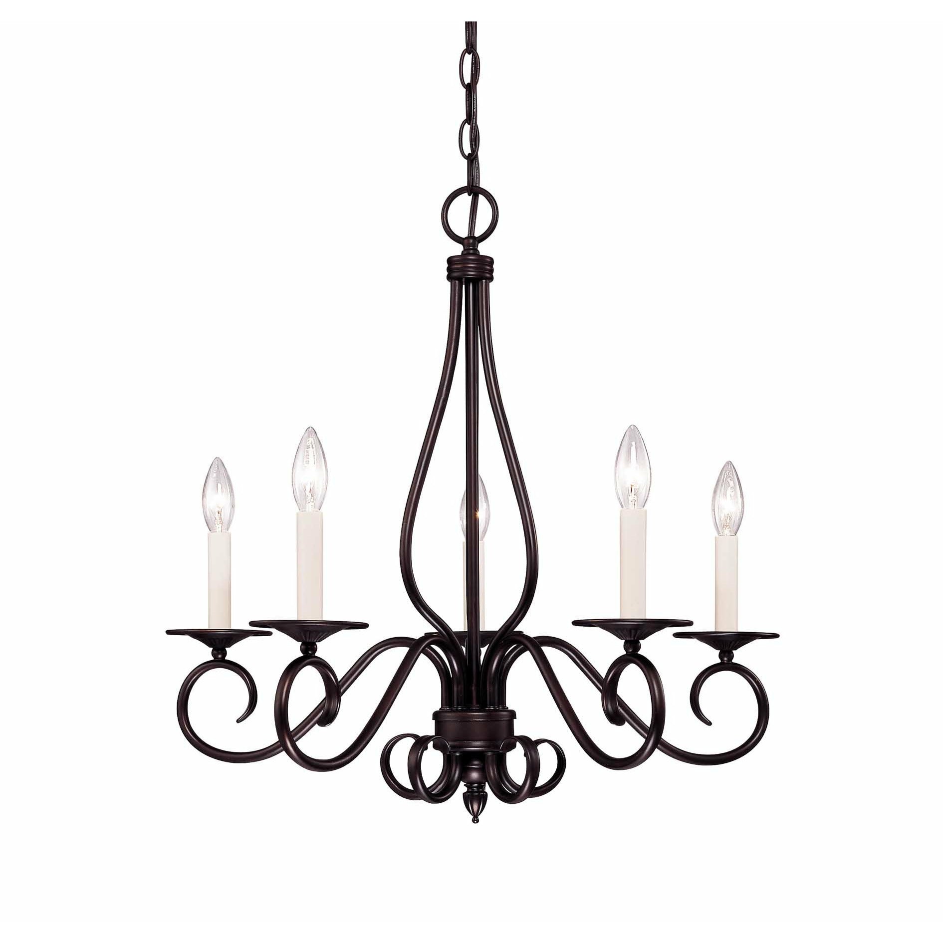 Oxford Chandelier English Bronze