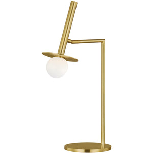 Nodes Table Lamp Burnished Brass