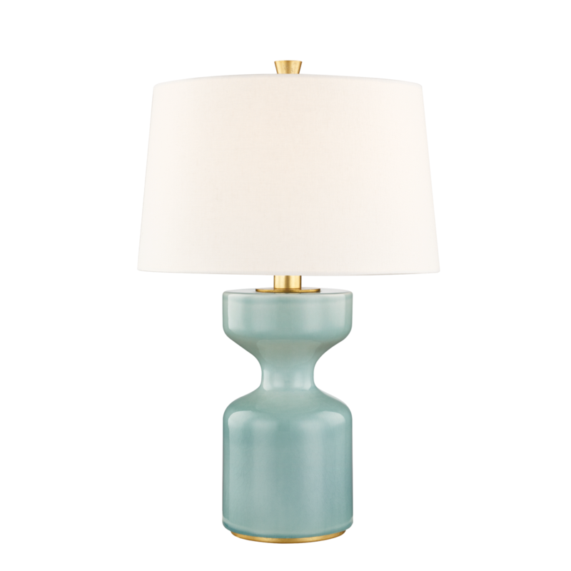 Locust Grove Table Lamp Turquoise (Blue)