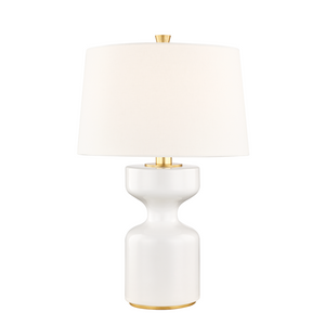 Locust Grove Table Lamp White