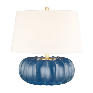 Bowdoin Table Lamp Slate Blue