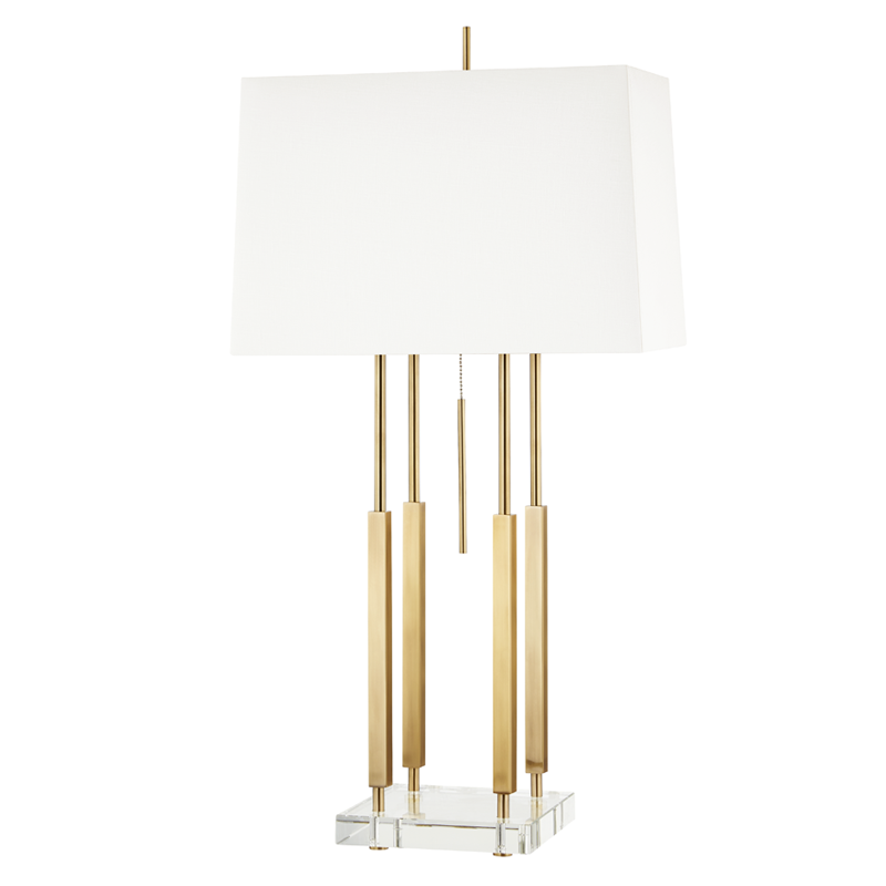 Rhinebeck Table Lamp Aged Brass