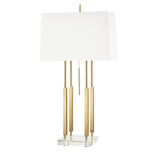 Rhinebeck Table Lamp Aged Brass
