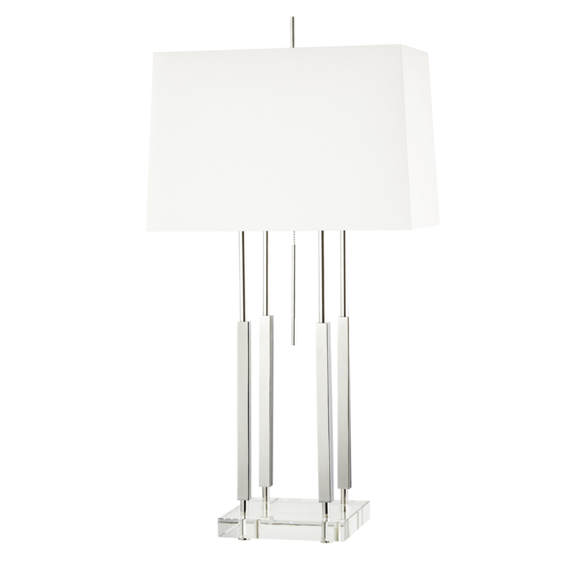 Rhinebeck Table Lamp Polished Nickel