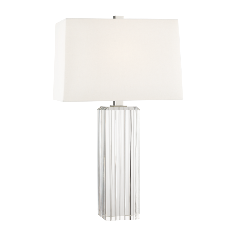 Hague Table Lamp Polished Nickel