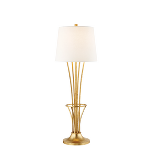 Hurley Table Lamp Gold Leaf