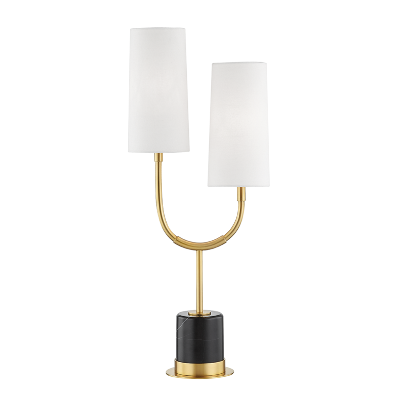 Vesper Table Lamp Aged Brass