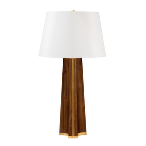 Woodmere Table Lamp Aged Brass