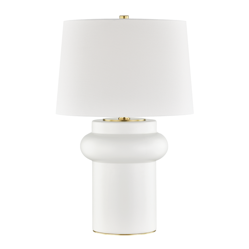 Manorville Table Lamp Ivory