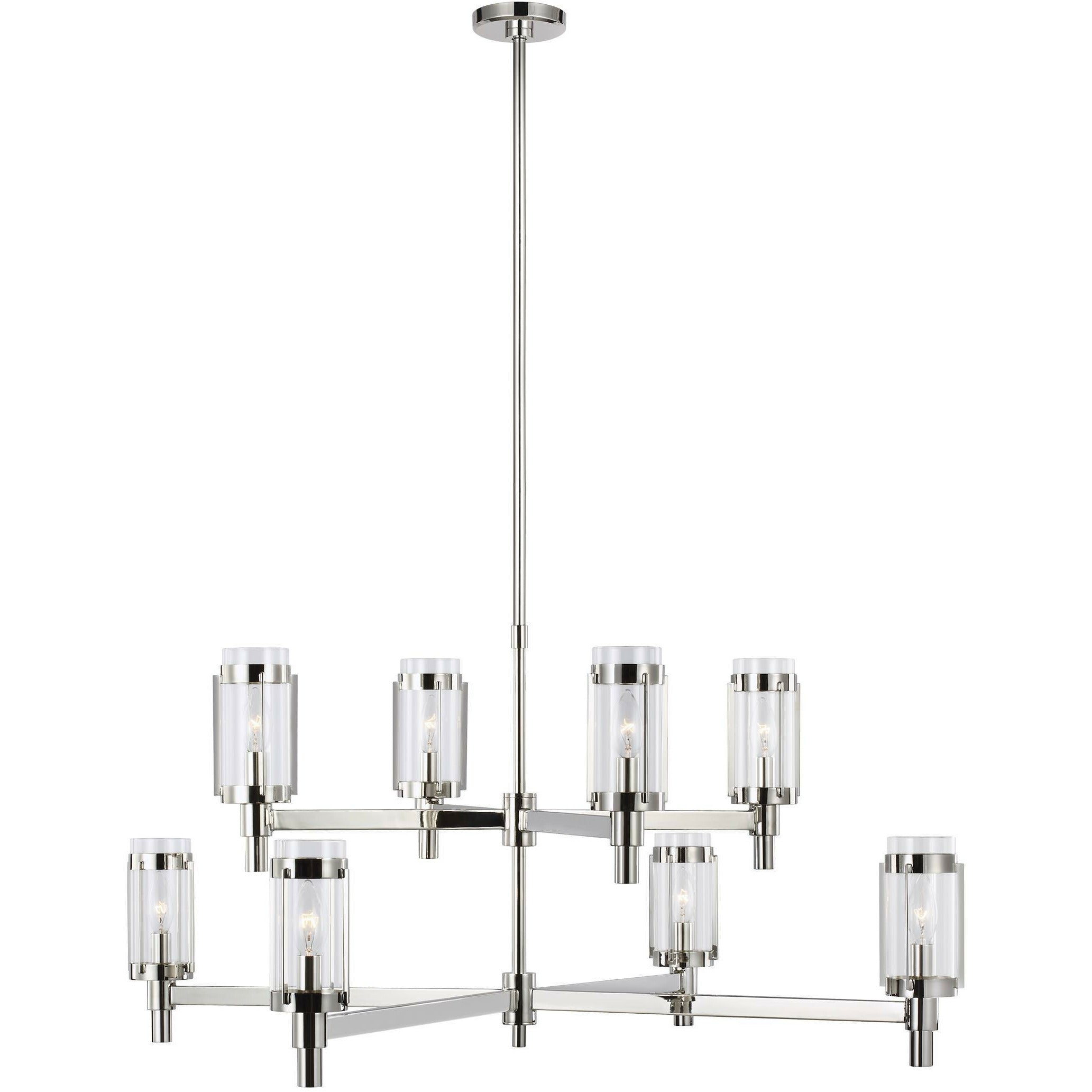 Flynn Chandelier Polished Nickel