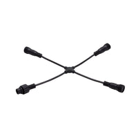 LED 24V RGB Color Changing Outdoor Submersible Strip Light 4-Way X-Connector