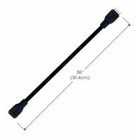 Extension cord for white and RGB tape light
